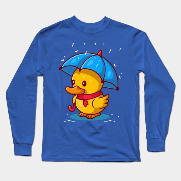 Duckling Desing for Kids Long Sleeve T-Shirt by SGcreative